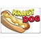 Signmission Kraut Dog Banner Concession Stand Food Truck Single Sided B-Kraut Dog19 - alternate 1